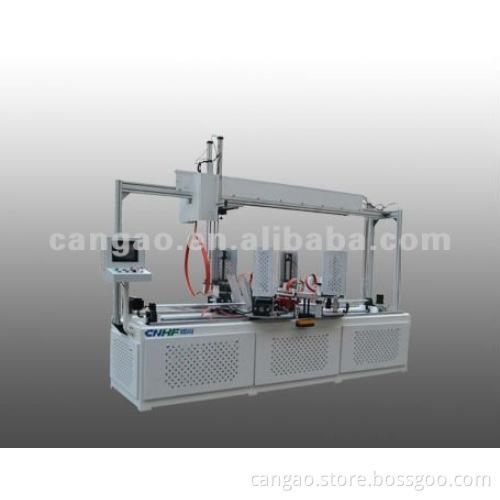 Multi-function cabinet door assembly machine